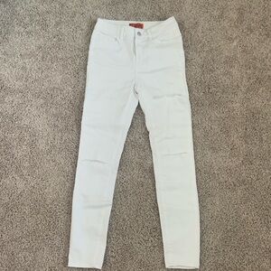 White High Waisted Jeans